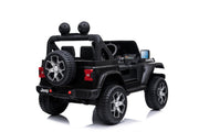 Kids ride-on Jeep Wrangler Rubicon 12v with Leather Seats and Eva Wheels