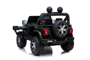 Kids ride-on Jeep Wrangler Rubicon 12v with Leather Seats and Eva Wheels