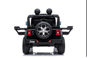 Kids ride-on Jeep Wrangler Rubicon 12v with Leather Seats and Eva Wheels