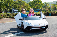 2 Seater Lamborghini SVJ 24V XXL Ride on Sports Car Massive Size