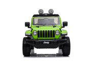 Kids ride-on Jeep Wrangler Rubicon 12v with Leather Seats and Eva Wheels