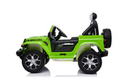 Kids ride-on Jeep Wrangler Rubicon 12v with Leather Seats and Eva Wheels