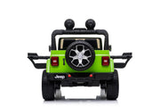Kids ride-on Jeep Wrangler Rubicon 12v with Leather Seats and Eva Wheels