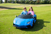 2 Seater Lamborghini SVJ 24V XXL Ride on Sports Car Massive Size
