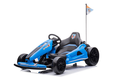 Drift King Go Kart 24v Kids Electric Go Kart That Drifts - A035 - Littletrax Kids Electric Bikes