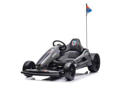 Drift King Go Kart 24v Kids Electric Go Kart That Drifts - A035 - Littletrax Kids Electric Bikes