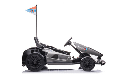 Drift King Go Kart 24v Kids Electric Go Kart That Drifts - A035 - Littletrax Kids Electric Bikes