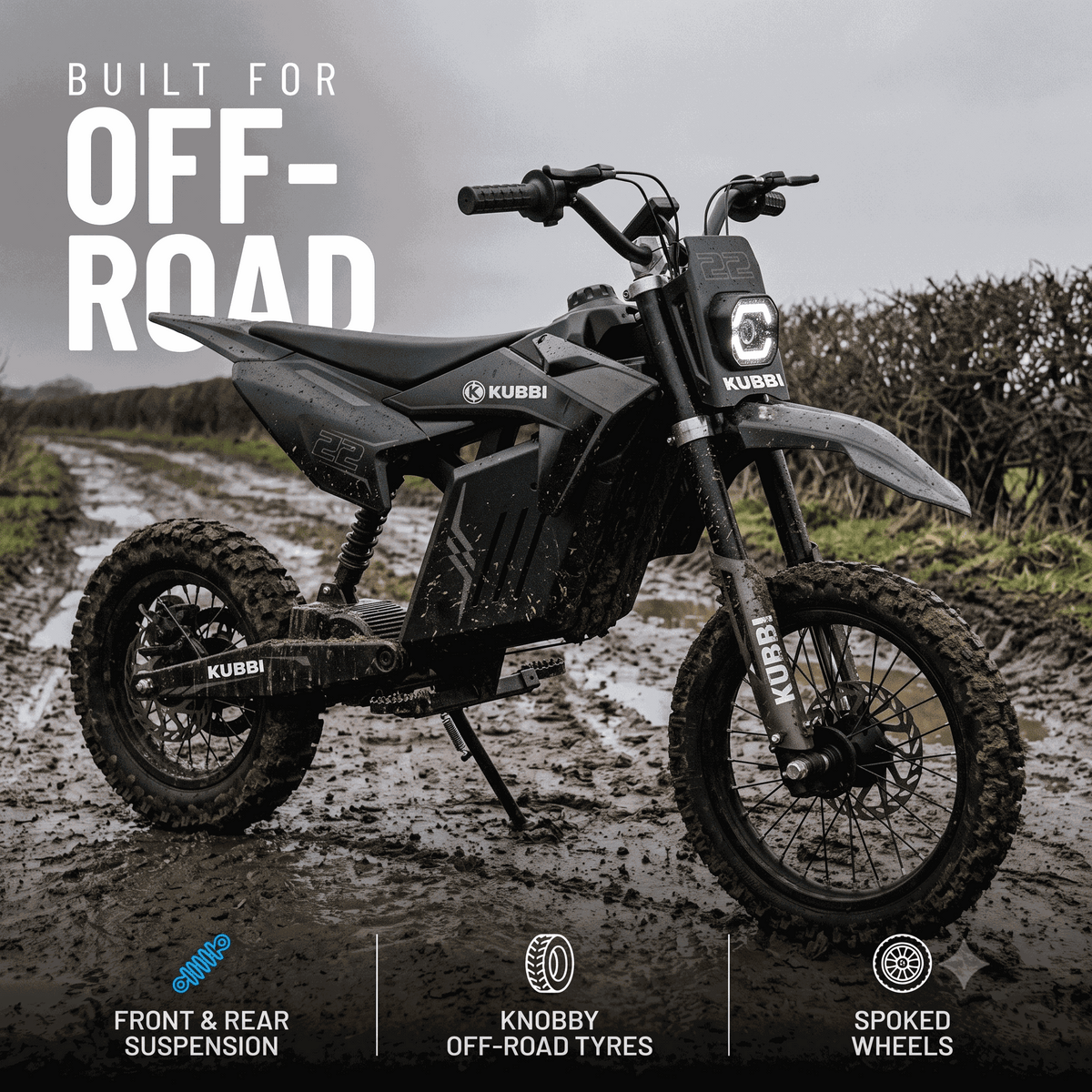 Kubbi K22 Electric Dirt Bike for Teenagers