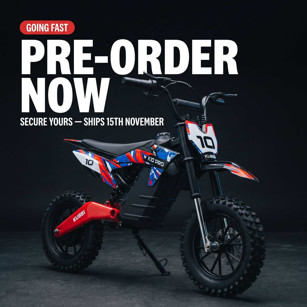 Kubbi K10 Pro Electric Dirt Bike for Teens