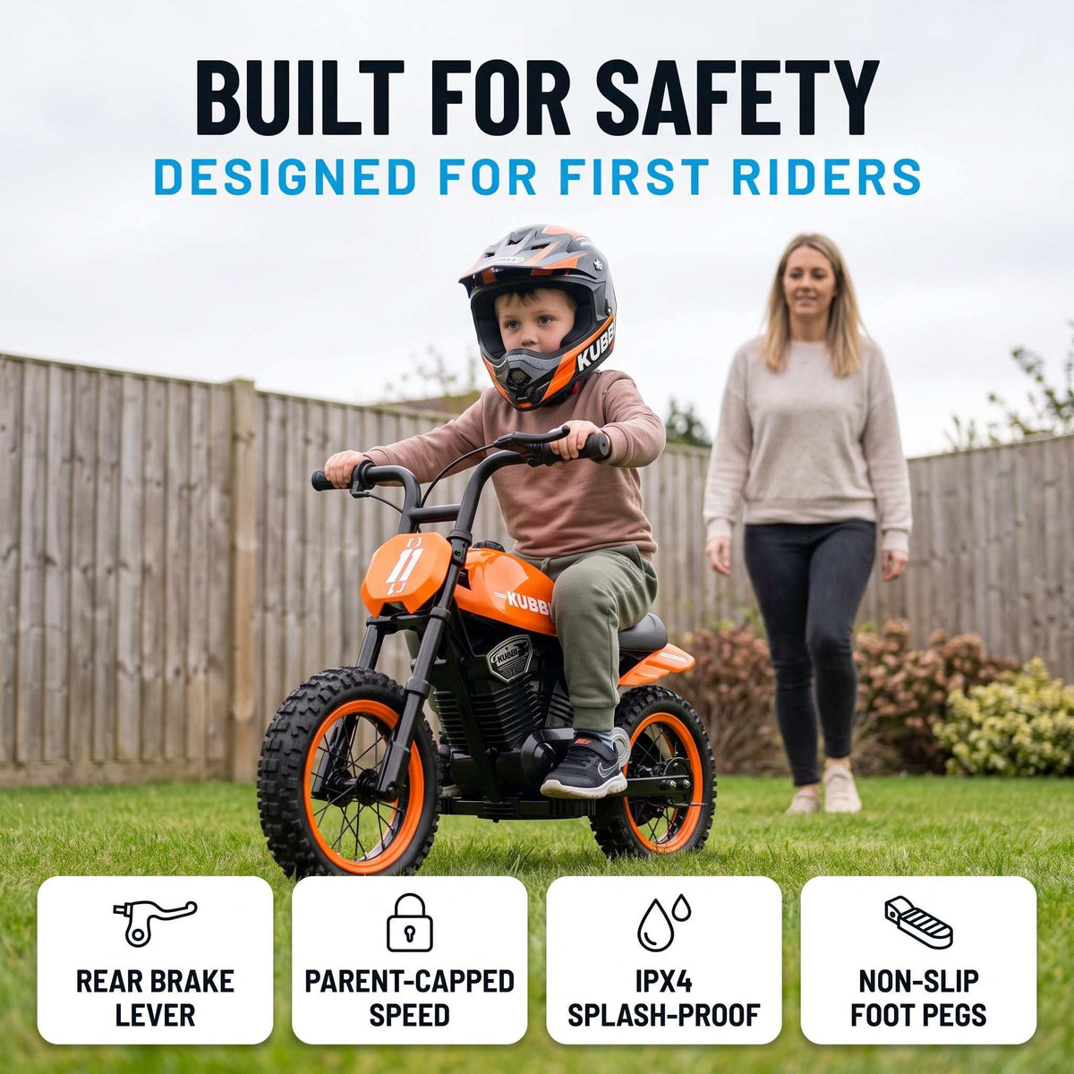 Kubbi Cruiser Electric Motorbike for Kids