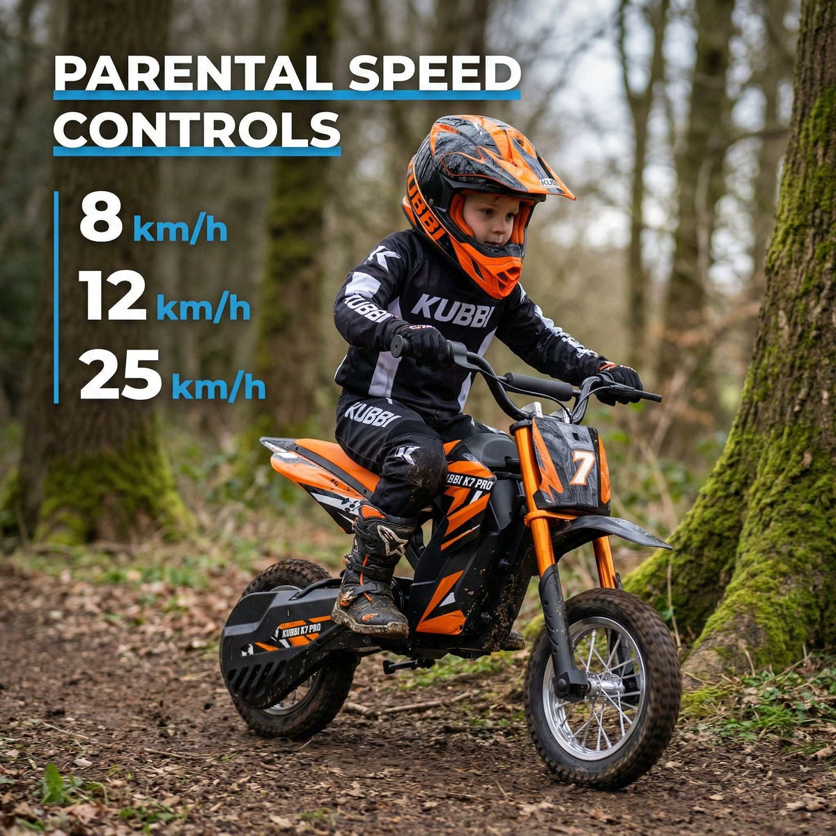 Kubbi K7 Pro Electric Dirt Bike for Kids
