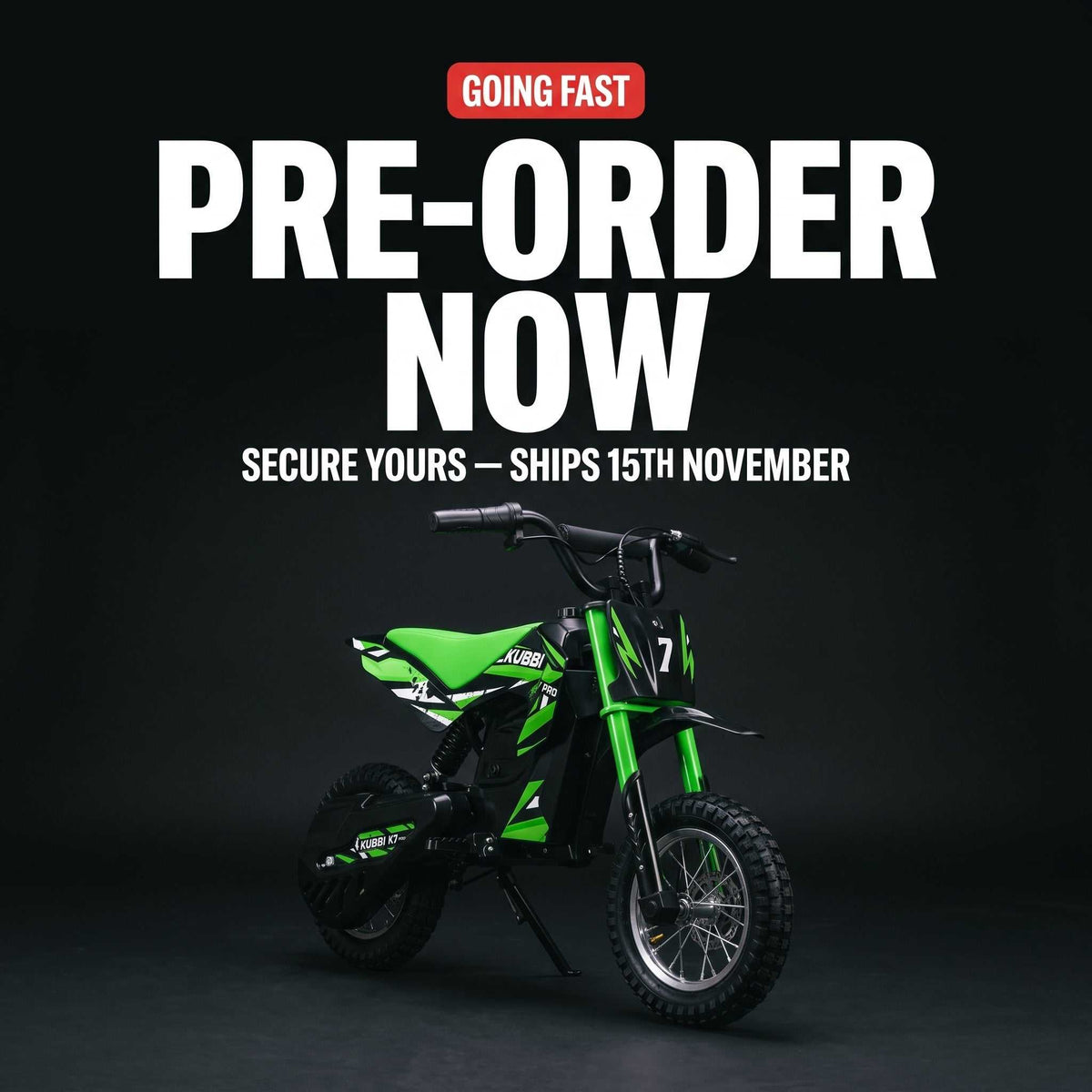 Kubbi K7 Pro Electric Dirt Bike for Kids
