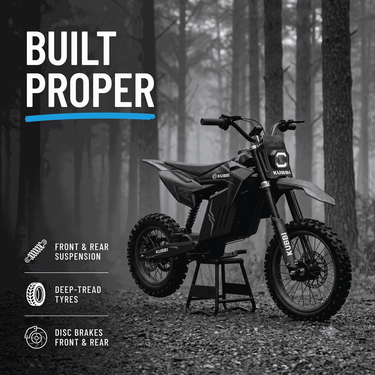 Kubbi K22 Electric Dirt Bike for Teenagers