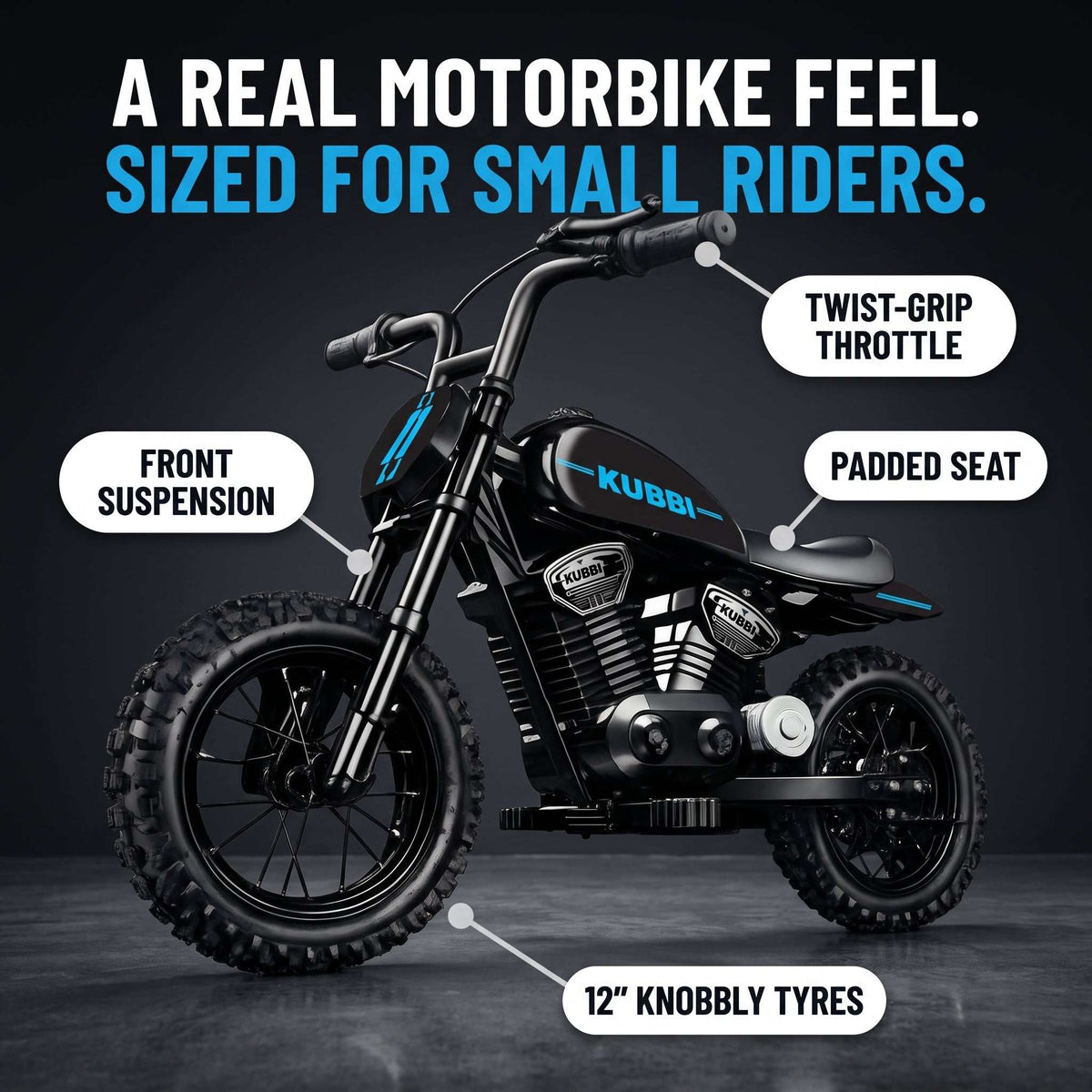 Kubbi Cruiser Electric Motorbike for Kids