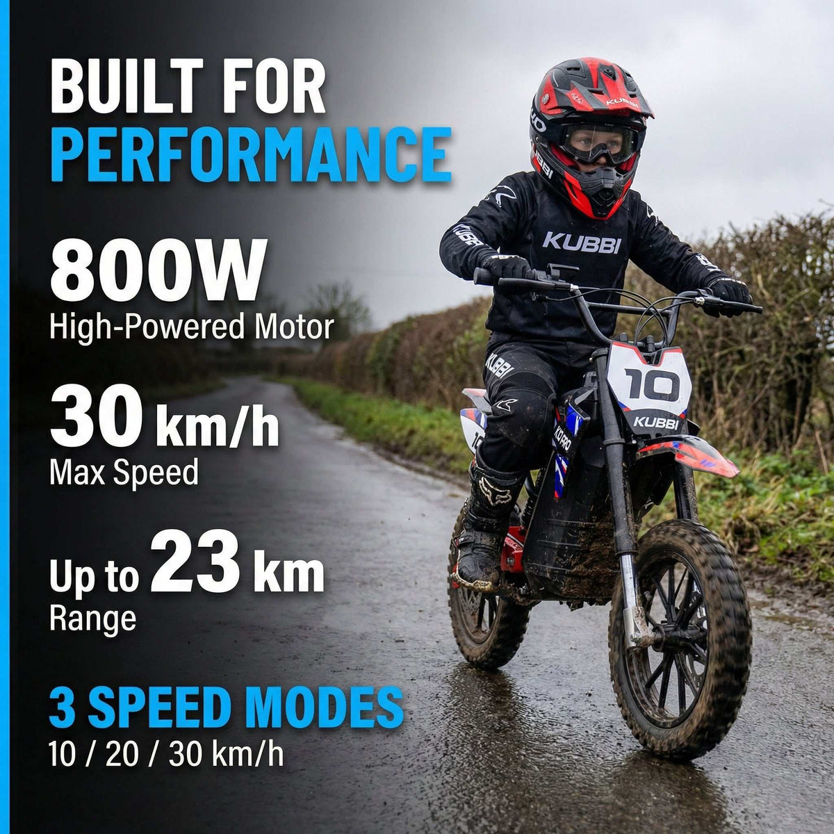 Kubbi K10 Pro Electric Dirt Bike for Teens