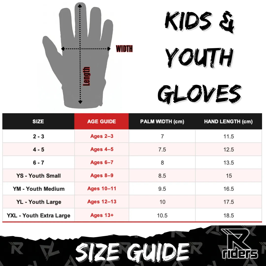 R Riders Hard Knuckle Gloves