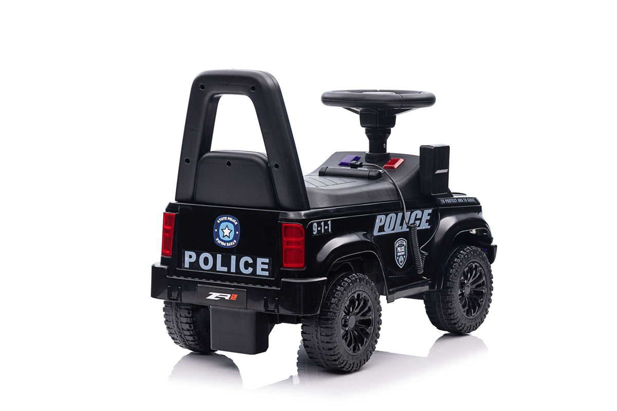 Foot-to-Floor Police Ride-On for Toddlers