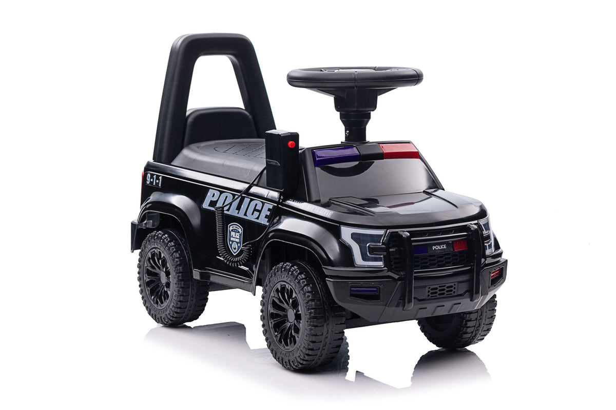 Foot-to-Floor Police Ride-On for Toddlers