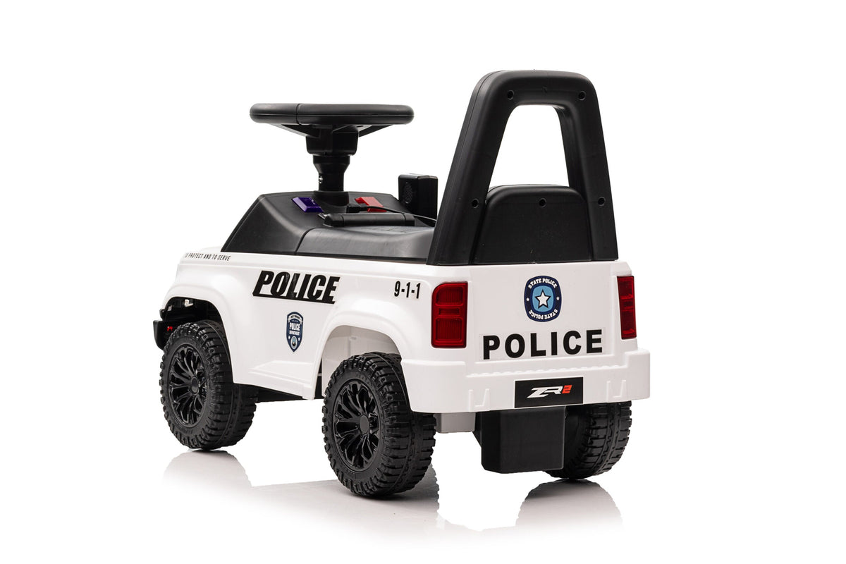 Foot-to-Floor Police Ride-On for Toddlers
