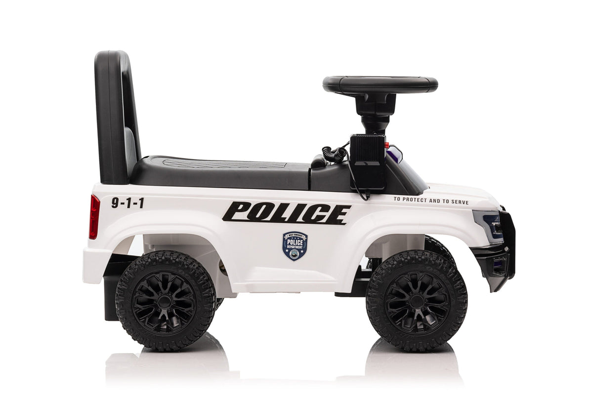 Foot-to-Floor Police Ride-On for Toddlers