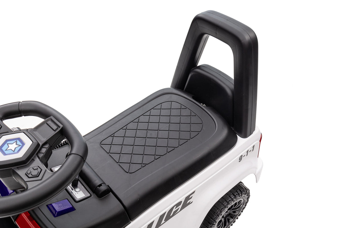 Foot-to-Floor Police Ride-On for Toddlers