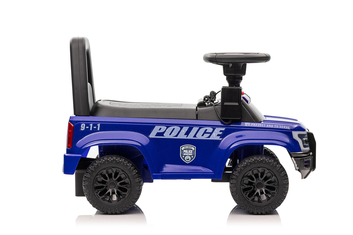 Foot-to-Floor Police Ride-On for Toddlers