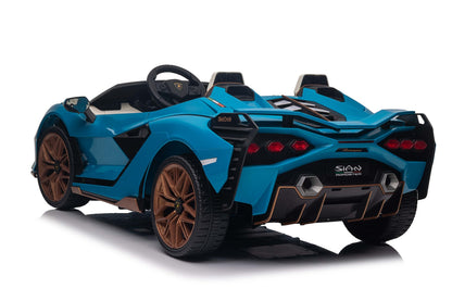 2-Seater Kids Lamborghini Sian Ride-On Car with Remote - Littletrax Kids Electric Bikes