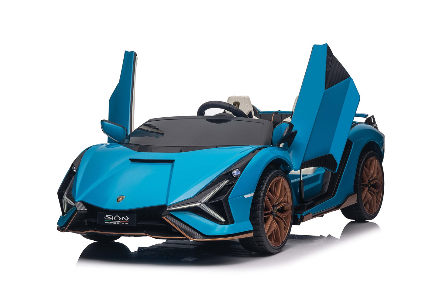 2-Seater Kids Lamborghini Sian Ride-On Car with Remote - Littletrax Kids Electric Bikes