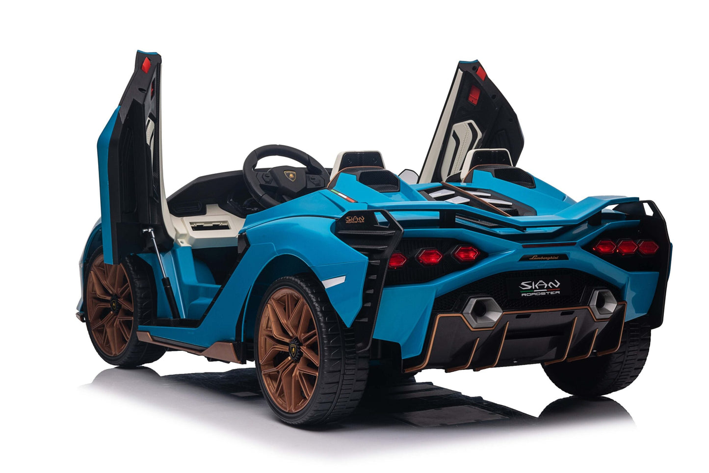 2-Seater Kids Lamborghini Sian Ride-On Car with Remote - Littletrax Kids Electric Bikes