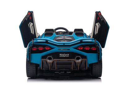 2-Seater Kids Lamborghini Sian Ride-On Car with Remote - Littletrax Kids Electric Bikes
