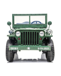 3 Seater Hotchkiss Willys Jeep Ride On 24v