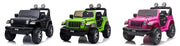 Kids ride-on Jeep Wrangler Rubicon 12v with Leather Seats and Eva Wheels