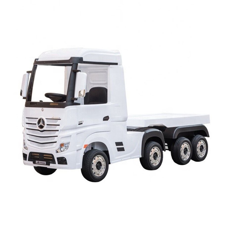 Kids Mercedes Actros 24V Electric Ride-On Lorry & Truck with Trailer