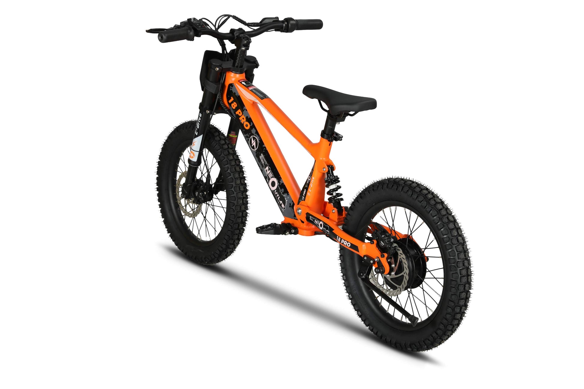 Neo Outlaw Surge 18 inch Kids Electric Motor Bike - Littletrax Kids Electric Bikes
