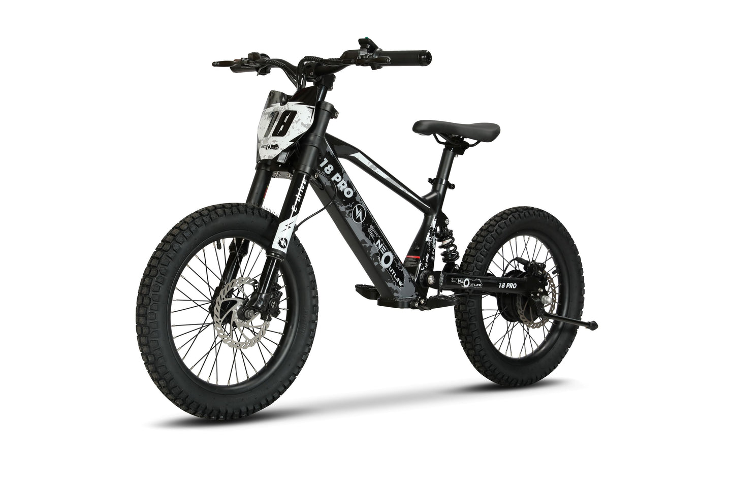 Neo Outlaw Surge 18 inch Kids Electric Motor Bike - Littletrax Kids Electric Bikes