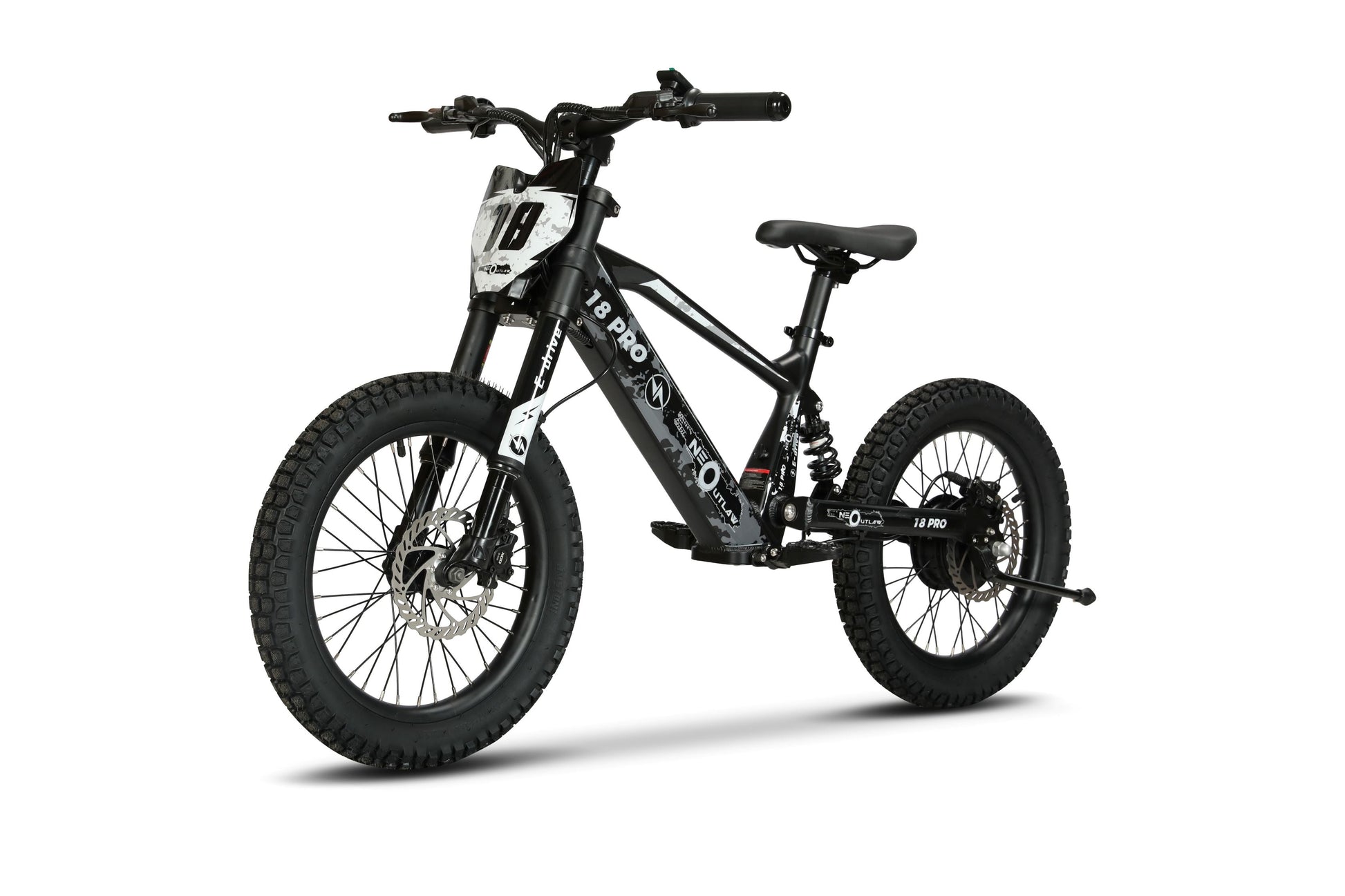 Neo Outlaw Surge 18 inch Kids Electric Motor Bike - Littletrax Kids Electric Bikes