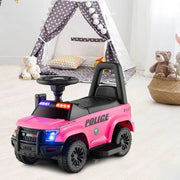 Foot-to-Floor Police Ride-On for Toddlers
