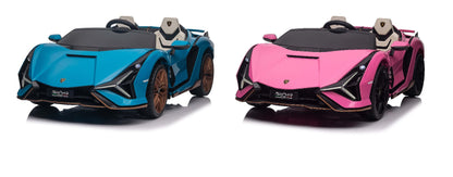 2-Seater Kids Lamborghini Sian Ride-On Car with Remote - Littletrax Kids Electric Bikes