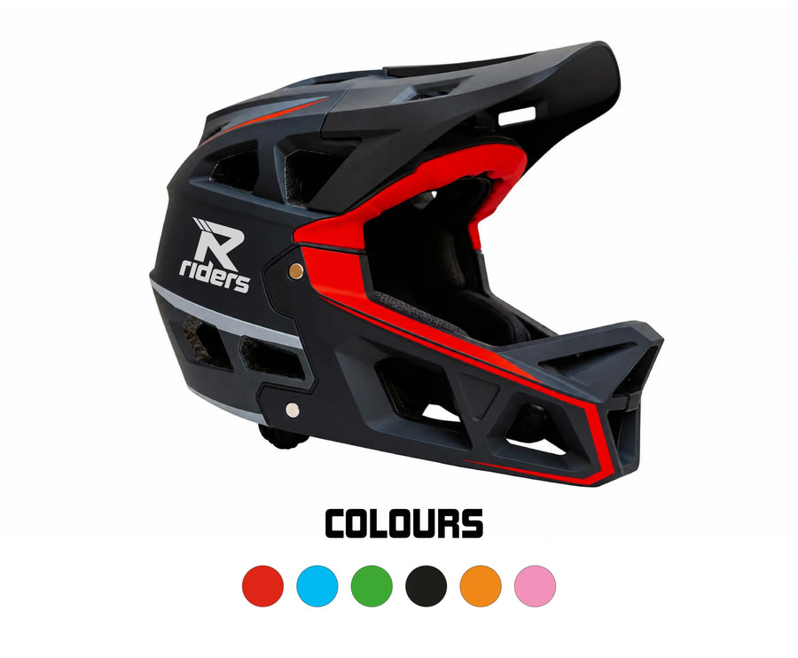 R-Riders Kids MTB Helmet Full Face