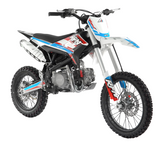 140cc RFN Thunder Dirt Bike - XL Wheel - 19"/16" - MotoX1 Motocross ATV 