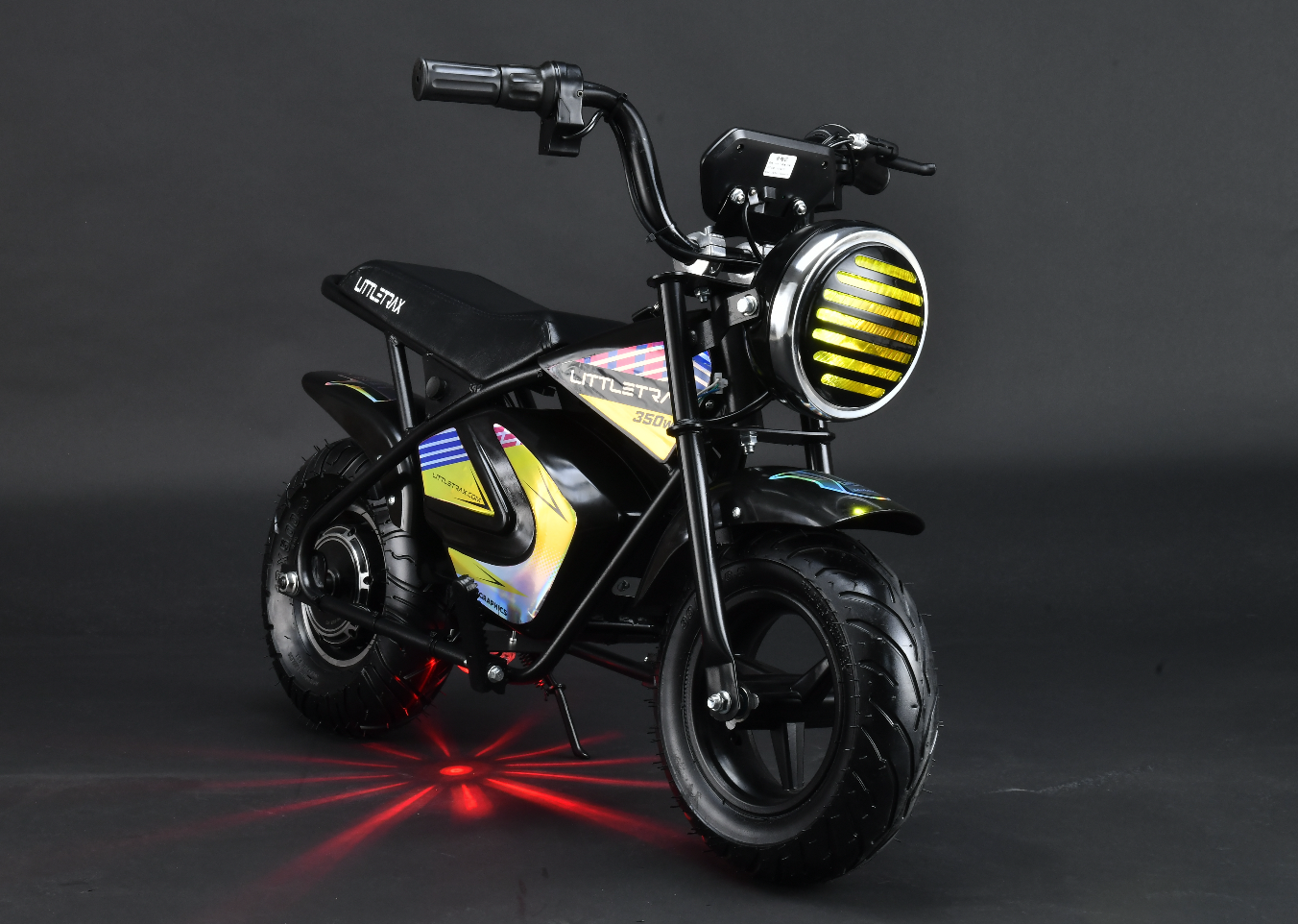 NEW LittleTrax Kids Electric Monkey Bike - 350w, 3 Speed Max 15mph - 19kg - Up to 10 mile Range - Littletrax Kids Electric Bikes