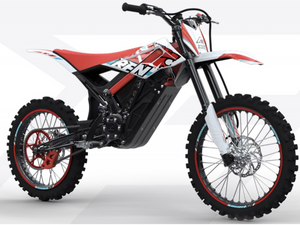 RFN Rally Pro MX 12.5kw Electric Off Road Dirt Bike - Red / White - Littletrax Kids Electric Bikes