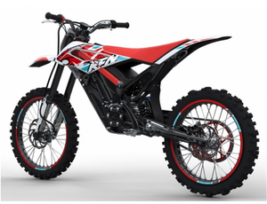 RFN Rally Pro MX 12.5kw Electric Off Road Dirt Bike - Red / White - Littletrax Kids Electric Bikes