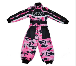 Wulfsport Cub Racing Camo Suit - Littletrax Kids Electric Bikes