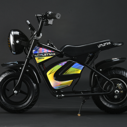 NEW LittleTrax Kids Electric Monkey Bike 350w Dirt bike ride on toy similar to 50cc off road bike - Littletrax Kids Electric Bikes