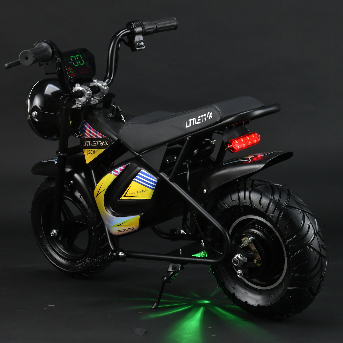 NEW LittleTrax Kids Electric Monkey Bike 350w Dirt bike ride on toy similar to 50cc off road bike - Littletrax Kids Electric Bikes