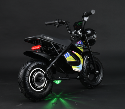 NEW LittleTrax Kids Electric Monkey Bike 350w Dirt bike ride on toy similar to 50cc off road bike - Littletrax Kids Electric Bikes