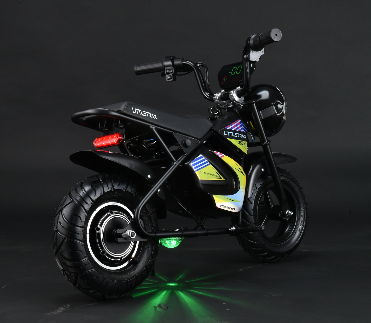 NEW LittleTrax Kids Electric Monkey Bike 350w Dirt bike ride on toy similar to 50cc off road bike - Littletrax Kids Electric Bikes