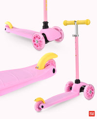 Pink & Yellow - Teeny 3 Wheel Scooter