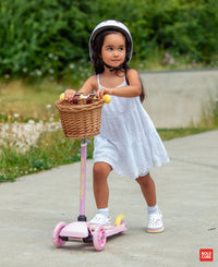 Pink & Yellow - Teeny 3 Wheel Scooter
